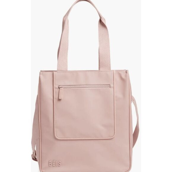 NWT BEIS The North To South Tote Bag in Atlas Pink